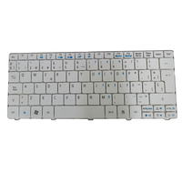 Clavier led portable Acer Aspire one D255 D260 D270 D271, livraison gratuite, blanc, espagnol