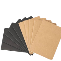 Carnet à couverture en papier kraft, ligné et vierge, avec reliure cousue, vente en gros, personnalisable avec logo, bloc-notes de poche