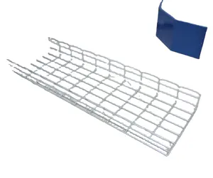 Cable Management Systems Higher quality galvanized iron wire mesh fence cable tray zinc coated metal cable basket tray