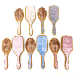 High-End Ionic Paddle <strong>Comb</strong> Patch Airbag Massage &amp; Anti-Static Hair Care <strong>Customizable</strong> Logo Smooth Fluffy <strong>Comb</strong> for Anti-Hair Loss - Product Image 1