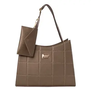 Sac à main pour femme Fana Jacinta en cuir véritable, à une bandoulière, motif géométrique, usage quotidien - Product Image 1