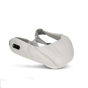 Quad Core Massage Shawl Neck Shoulder Massager <b>USB</b> Rechargeable <b>Heating</b> Home Use Gray Platinum - Product Image 3
