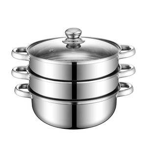 ชุดเครื่องครัวสแตนเลสลายดอกไม้สไตล์ยุโรป พร้อมฝาแก้ว - Product Image 1