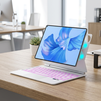 MatePad Pro 11 (2022/2024) ile Uyumlu Yeni Stokta Sipariş Edilebilir Sihirli Klavye Makas Mekanizmalı Dahili Dokunmatik Yüzeyli Kablosuz Ofis Klavyesi