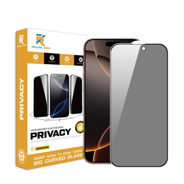 9H Privacy Anti-Peeping Tempered Glass Screen Protector for iPhone 17 16 15 14 13