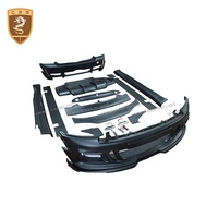 Meilleur prix mélange de fibre de verre aileron arrière en fibre de carbone jupes latérales de pare-chocs de voiture Kit de carrosserie style Du-Eil pour BMW Mini Cooper R56 Bodykit