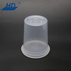 HD chuẩn bị thực phẩm lưu trữ container Chất lượng cao PP microwavable dùng một lần Deli vòng 16 32 oz nhựa rõ ràng súp container để đi - Product Image 5