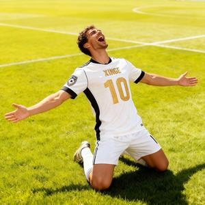 Camiseta Deportiva Unisex de Malla a Rayas Personalizada 2026, Diseño de Secado Rápido, para Partidos, Deportes Urbanos y de Campus, en Oferta - Product Image 1