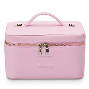 Nouvelle trousse de toilette portable en PU avec fermeture éclair, imperméable, grande capacité, avec compartiments, sac de rangement - Product Image 2