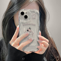 Tschick Rose Transparent Creative étui de téléphone portable housse de protection pour téléphone portable pour iPhone 15PLUS 14 13 12 11 X XS XR