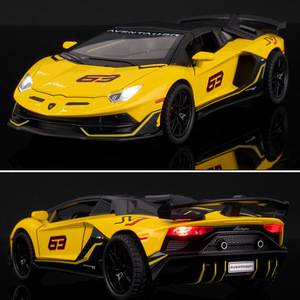 1:32 <span class=keywords><strong>SVJ63</strong></span>, modelo de coches de aleación fundida de alta calidad, el capó se puede abrir, regalo de cumpleaños multifuncional de Metal para niños - Product Image 4