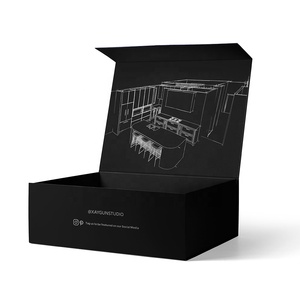 Tùy Chỉnh Logo Sang Trọng Caja De Carton Sinh Thái Hộp Giấy Bao Bì Sang Trọng Từ Có Thể Gập Lại Ribbon Quần Áo Giấy Hộp Quà Tặng Bao Bì Hộp - Product Image 5
