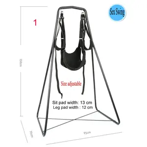 Seksstoel Kussenset Verstelbare Beperkingen Fetish Sex Positie Bondage Swing Frame Seksmeubilair