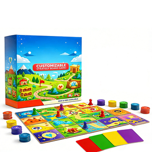 Servicio de Impresión de Juegos de Mesa Personalizados OEM con Caja de Regalo de Cartón para Fiestas, Familia, Viajes y Entretenimiento - Product Image 1