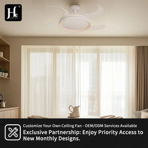 พัดลมเพดานแบบยืดหดได้ขนาด 36 42 นิ้ว พร้อมไฟและรีโมทคอนโทรล 6 ระดับความเร็ว พัดลมเพดานทันสมัยสำหรับห้องนอน ห้องนั่งเล่น พร้อมไฟ LED - Product Image 6