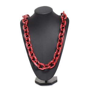 Collier pendentif géant en mousse EVA avec logo 3D personnalisé pour équipes sportives (football, soccer, baseball) et chaîne en plastique doré pour fans - Product Image 4