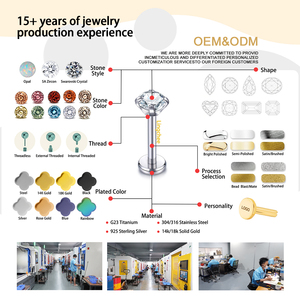 <span class=keywords><strong>Piercing</strong></span> Vertical Lingchee de Titanio 14G para la Capucha del Vientre, <span class=keywords><strong>Piercing</strong></span> Genital Sexy en Forma de Flor, Joyería para Piercings VCH - Product Image 5