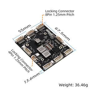 Mô-đun chuyển đổi Gigabit <span class=keywords><strong>8</strong></span> cổng trong suốt YN-IES10801-A-Network, công suất thấp, PCB chuyển đổi mạng 39x62mm cho các Cổng IoT nhúng - Product Image 3