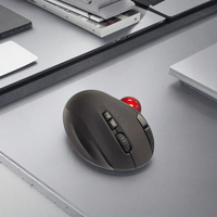 AA 2.4G Mouse Optik USB Genggam 5D Trackball Nirkabel untuk Tangan Kanan ODM/OEM Tersedia