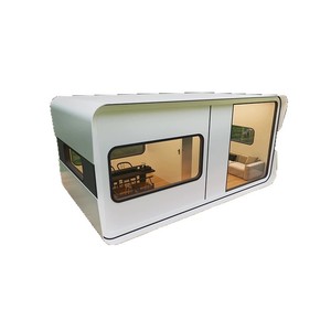 Container Houses Sandwich Panel Minimalist Design Outdoor Mobile <b>Home</b> For <b>Trailer</b> Camp - Product Image 4