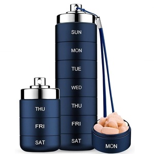 Dispenser di Medicinali Settimanale Mini, Promemoria per il Consumo dei Farmaci, Portatile, Durata 6 Mesi, Modello DQ-521 per Uso Sanitario - Product Image 4