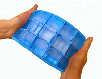 Bac à glaçons en silicone, moule à glace avec couvercle, bac à glaçons 24 cavités, fabricant de glaçons, moule à glace pour cuisine et bar
