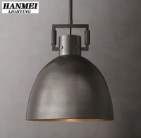 Lustre LED en laiton/acier, style américain, minimaliste, rétro, haut de gamme, hauteur réglable, luminaire de restaurant, 3 ans