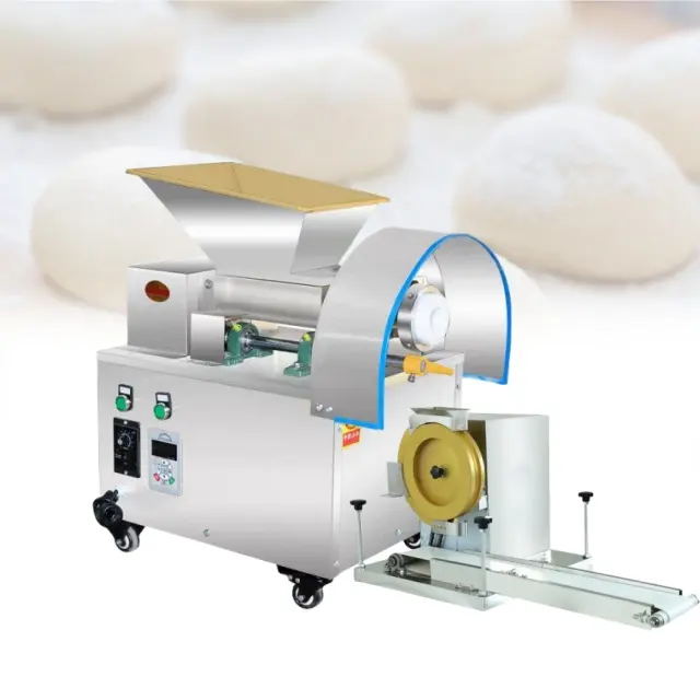 बेकरी बैकरी कीमत के लिए ब्रेड पैदा करने के लिए स्वचालित निरंतर इलेक्ट्रिक कटर राउंडर बॉल मशीन और आटा काटने वाला डिवाइडर