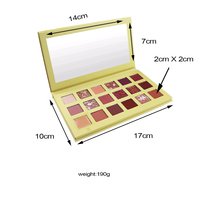 Marque privée 18 couleurs imperméable velours mat paillettes fard à paupières Palette en gros usine personnalisé pigmenté 18 couleurs ombre à paupières