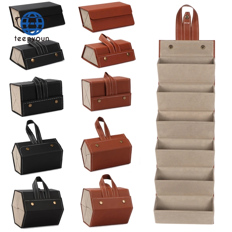 Органайзер для очков Teenyoun складной, 2/3/4/5/6 дюйма, с несколькими отделениями