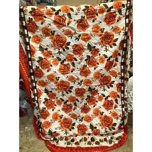 Edredón Doble de Patchwork con Relleno de Poliéster y Algodón para Todas las Estaciones, Ropa de Cama Clásica para el Hogar - Product Image 5