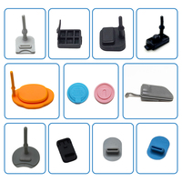 Bouchon anti-poussière USB d'origine 17*6, bouchon en silicone Type-C, capuchon étanche USB pour port de charge
