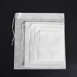 Bolsa de Té Blanca Vacía de Alta Calidad de Fábrica China, Bolsa de Filtro de Té No Tejida con Cordón, Bolsa de Té para Baño - Product Image 5