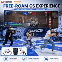 Machine de jeu de tir VR, jeu de réalité mixte, jeux de tir interactifs en intérieur, jeux virtuels pour salle de jeux, utilisation en arcade et pour le sport