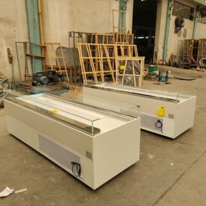 Comercial Sandwich Postre Island <span class=keywords><strong>Open</strong></span> Cooler escaparate Nevera Panadería Self-Service <span class=keywords><strong>Cake</strong></span> <span class=keywords><strong>Display</strong></span> Refrigerador - Product Image 3