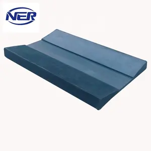 V shape Natural recycled Rubber support Block for steel coil