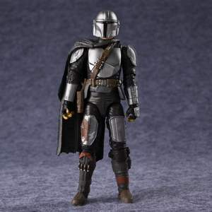 Série Legends DIN DJARIN le Mandalorien et l'Enfant Baby <span class=keywords><strong>Yoda</strong></span> <span class=keywords><strong>Figurine</strong></span> articulée en PVC Jouets de collection Poupée - Product Image 3