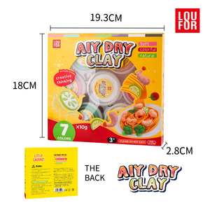 Kit de <span class=keywords><strong>Arcilla</strong></span> de Modelar Ligera de Secado al Aire con Temática de Esquí en 7 Colores, <span class=keywords><strong>Arcilla</strong></span> Suave No Tóxica para Manualidades Infantiles, Juguete Educativo de Arte - Product Image 4