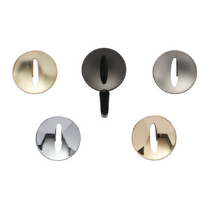 Modern Round Wall <b>Hooks</b> Minimalist Design Wall Mounted Coat Rack For Bathroom Wardrobe <b>Door</b> Easy Install 2658 - Product Image 1