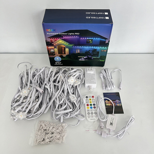 Led mái hiên vĩnh viễn giáng sinh ánh sáng IP67 không thấm nước cao CRI 90 ứng dụng thông minh RGB ngoài trời điểm âm nhạc điều khiển âm thanh - Product Image 5