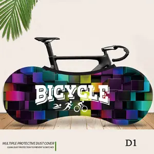 חגיגה ויזואלית כביש אופני רכיבה על אופניים גלגל כיסוי צבעוני מקורה אופניים כיסוי עבור MTB