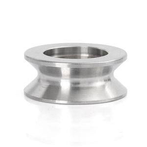 Roda Pemandu V-Groove Baja Tahan Karat CNC dengan Bantalan Presisi Pulley untuk Gerak Linear dengan Wire EDM & Broaching - Product Image 1