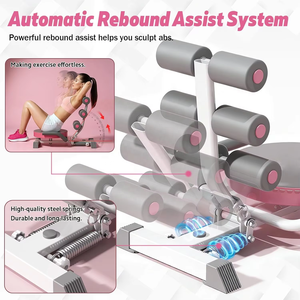 Rodillo Abdominal Multifuncional Ajustable y Duradero para Ejercicios de Abdominales y Asistencia en Sentadillas, para Moldear el Cuerpo - Product Image 4