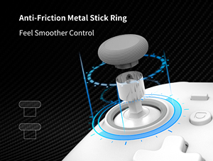 Manette de <span class=keywords><strong>jeu</strong></span> sans fil Gulikit MAX KK3 MAX avec joysticks et gâchettes à effet Hall 2.4G/1000Hz pour multiplateformes Switch/PC/Mobile - Product Image 4