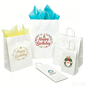 Bolsas de Papel Personalizadas del Fabricante Original con su Propio Logotipo, Bolsa de Papel Kraft Ecológica - Product Image 3