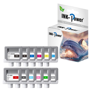 الحبر الطاقة PFI306 الرابطة 306 <span class=keywords><strong>PFI</strong></span>-306 قسط متوافقة نافثة للحبر الملون خرطوشة حبر لكانون IPF8400 IPF9400 طابعة - Product Image 1