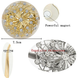 <strong>Magnetic</strong> <strong>Curtain</strong> Tiebacks Backs Holdbacks Buckle Clips Accessory <strong>Curtain</strong> <strong>Rods</strong> Accessory <strong>Curtain</strong> Decorative Bedroom Accessories - Product Image 6