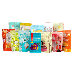 Biểu tượng tùy chỉnh in nhôm lá 3 bên con dấu gói Nho khô nấm sô cô la Lollipop Nut ăn được thanh bao bì túi - Product Image 4