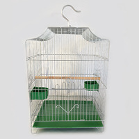 Vente chaude en gros résistant à la rouille Portable oiseau voyage transporteur métal élevage cage à oiseaux