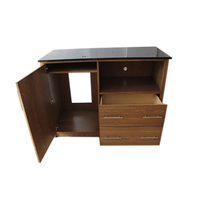 Commode moderne en mélamine MDF de haute qualité, Table en bois d'hôtel, meuble TV, meubles d'hôtel, Mini armoire de réfrigérateur